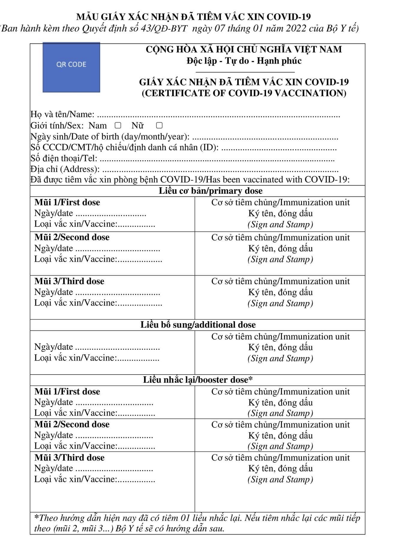 Hiểu thế nào về giấy xác nhận tiêm vaccine phòng COVID-19 có 7 mũi vừa được Bộ Y tế ban hành? - Ảnh 1. Hiểu thế nào về giấy xác nhận tiêm vaccine phòng COVID-19 có 7 mũi vừa được Bộ Y tế ban hành? - Ảnh 1.
