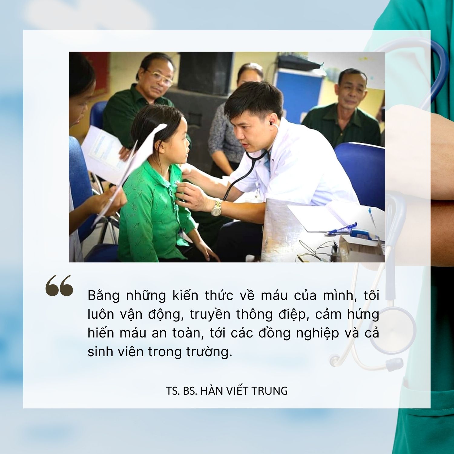 Những bác sĩ cứu người bệnh bằng chuyên môn và bằng cả máu của mình - Ảnh 7. Những bác sĩ cứu người bệnh bằng chuyên môn và bằng cả máu của mình - Ảnh 7.